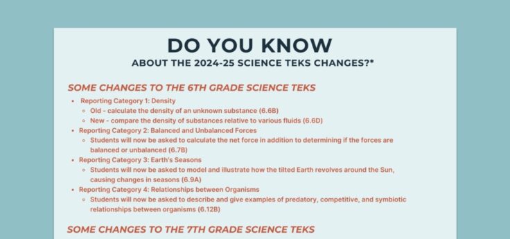 New Science TEKS Video Series | ESC Region 13