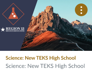 Science: New TEKS High School Canvas Course